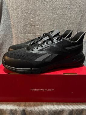 Reebok Work Flex Trainer RB5121 Composite Toe Black Men’s 12 Wide NWT